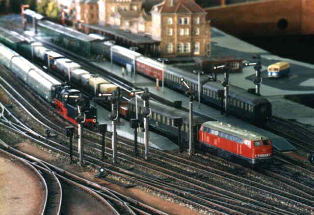 Eine V160 beim Duchfahren von Norfalk.